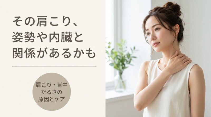 弘前市で肩こり・背中のだるさが続く原因とセルフケア｜電気グローブ施術に対応したつばさ接骨院｜つばさ接骨院